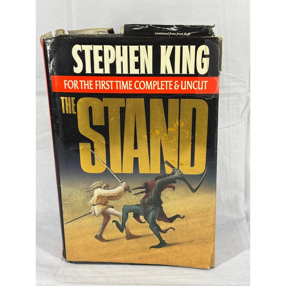 Stephen King The Stand Complete and Uncut Edition Hardcover Vintage 1990 Book